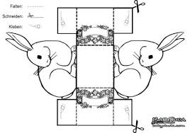 10 seiten mit verschiedenen österlichen motiven zum ausdrucken und . Osterkorbchen Vorlage Malen Basteln Babyduda Bastelstrasse