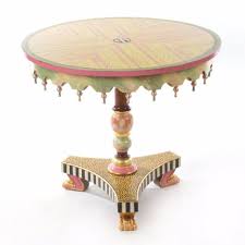 Mackenzie Childs Summerhouse Teatime Table Tea Time Table Mackenzie Childs Furniture Mckenzie And Childs