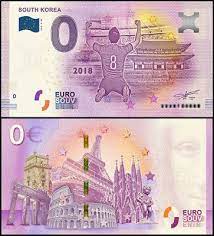 Zero 0 Euro Europe 2018 South Korea Gyeongbokgung Fifa World Cup Bank Notes Numismatics World