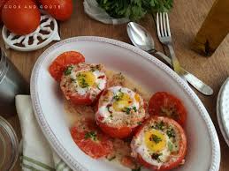 Tomate Oeuf Cocotte Au Thon Cook And Goute Recettes De Cuisine Saumon Et Fromage Frais Oeufs Cocotte
