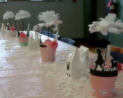 Table With Centerpieces Nursery Rhyme Theme Nursery Rhyme Baby Shower Baby Shower