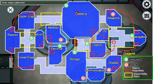 Among Us Map Guide Skeld Mira Hq Polus Maps Gamewith