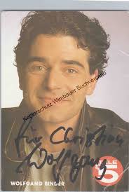 Original Autogramm Wolfgang Binder Tele5 /// Autograph signiert signed  signee von Binder, Wolfgang :: Signatur des Verfassers  Manuskript&nbsp;/&nbsp;Papierantiquität