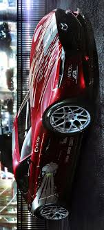 Madza Rx Vision Dressed In The Original Livery Of The Fast And Furious Luxurycars Life Luxurylife Vip Red Sport Voitures Musclees Voiture Voitures Motos