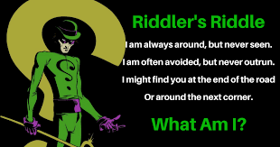 Three guys were working on a high rise building project: Riddler S Riddle I Am Always Around Bounding Into Comics