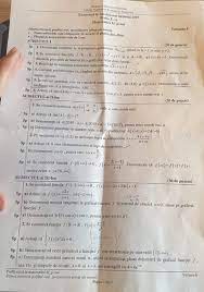 100 variante bac 2009 matematica m2 (mt2) rezolvate. Bacalaureat Edu Ro 2019 3 Iulie Subiecte Bac Matematica Profil Real Stiinte Ale Naturii Barem Dcnews