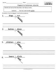 Diagram To Sentences Adverbs Diagramming Sentences Sentences Prepositional Phrases
