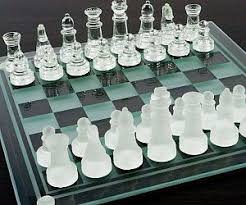 Giant Premium Chess Set Glass Chess Chess Board Glass Chess Set
