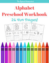 Free Alphabet Preschool Printable Worksheets To Learn The Alphabet Preschool Workbooks Alphabet Preschool Abc Workbook