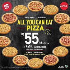 Nih mimin kasih kabar gembira dari pizza hut, bahwa promo all you can eat pizza diperpanjang lagi dan hadir di lebih dari 200 outlet pizza hut restoran kalian sudah bisa makan pizza sepuasnya mulai dari rp 55.000 nett/orang dan refill minuman pilihan sepuasnya hanya tambah rp 10.000. Giladiskon Indonesia On Twitter Pizza Hut Promo All You Can Eat Pizza Hanya Rp 55 000 Nett Orang Https T Co Imlvfrwq56 Pizzahut Promo Giladiskon Infopromo Infodiskon Promopizzahut Promopizza Allyoucaneat Https T Co 6smacsyqcz