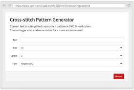 Turning artwork into cross stitch patterns using macstitch/winstitch cross stitch software. Crafty Computation Cross Stitch Patterns With The Wolfram Language Wolfram Blog