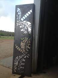 Metal Artist Inge Giebeler Works With A Handheld Plasma Cutter To Create Filigree Steel Art