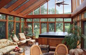 Solarium En Cedre 12 Deco Veranda Des Salles De Spa Et Veranda Bois
