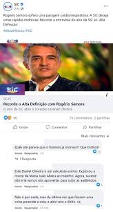 Em março deste ano, rogério samora anunciou que vai abandonar a carreira de ator assim que terminar o contrato com a sic, daqui a cerca de três anos. Y4qfdptxx6ic8m
