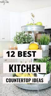 12 Best Kitchen Countertop Ideas To Be Well Organized Craftsonfire Kitchen Countertops Countertops Cool Kitchens