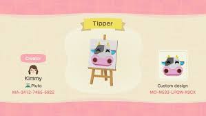 Check our event guide for how to trick and treat your villagers in acnh! Tipper Acnh Villager Portrait Qr Code In 2021 Animal Crossing Villagers Animal Crossing Qr Animal Crossing