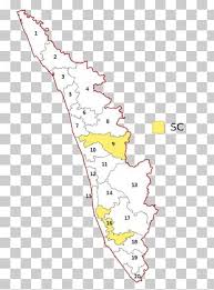 Vector illustration of district map of kerala with outline border. Kerala Map Png Clipart Blank Map Can Stock Photo Himachal Pradesh India Job Free Png Download