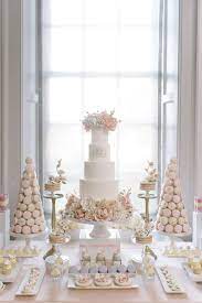 Pretty In Pink Romantic Garden Inspired Fall Wedding Wedding Cake Table Wedding Dessert Table Wedding Desserts