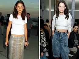 The cast of the teen drama recently reunited to after reviewing the flawless photoshoot one thing stood out: Katie Holmes Style Transformation From Dawson S Creek To The Infamous Cashmere Bra Rue Now