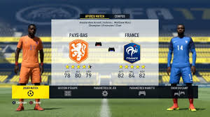 Real madrid, fc barcelone, chelsea. Pays Bas France Fifa 17 Qualif Coupe Du Monde 2018 3eme Journee Groupe A Cpu Vs Cpu Youtube