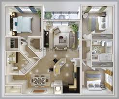 Bed Room Structure Concepts Small Three Bed Room Home Plan Dwelling Properti Bed House Three Bedroom House Plan Sims House Plans Small Bedroom Layout