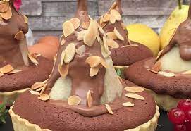 La Super Belle Helene Sur Chefclub Original Recipe In 2021 Pear Tart Chocolate Recipes Pear Tart Recipe