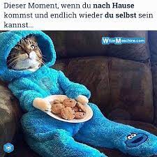 Ein herz ist darauf gemalt, darunter steht: Dieser Moment Wenn Du Endlich Nach Hause Kommst Lustige Katzen Witze Funny Pictures Funny Funny Animals
