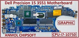 Dell Precision 15 3551 i7-10750 (LA-J282P) Motherboard at ₹ 15000/piece | Dell  Motherboard in New Delhi | ID: 2851271599148