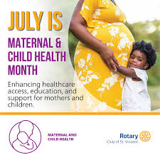 Rotary - For the month of July, we shine a light on one of Rotary's key  areas of focus: Maternal and Child Health. 💙👶 Every mother and child  deserves access to quality