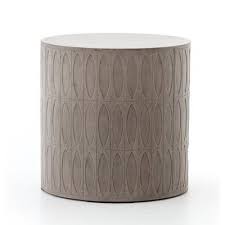 Scates Stone Concrete Side Table In 2020 Side Table End Tables Metal Dining Table