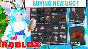 Buying New Ugc Accessories For Royale High During Black Friday Roblox Santa Carving Roblox Giant Lollipops