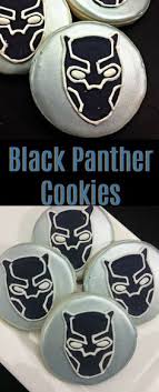 Recipe Marvel S Black Panther Cookies Recipe Black Panther Kids Cooking Party Black Panther Party