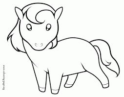 How to draw a baby sheep? Cute Baby Horse Cute Horse Drawing Easy Novocom Top