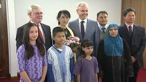 Aung San Suu Kyi Leaves Ireland After Awards