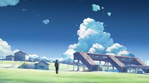 Image Result For Makoto Shinkai Clouds Pemandangan Anime Pemandangan Jepang