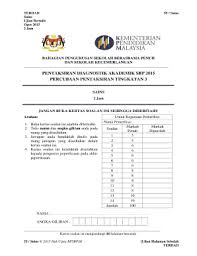 Syarat umum permohonan sbp tingkatan 4. Skema Jawapan Pentaksiran Diagnostik Akademik Sbp 2019 Fill Online Printable Fillable Blank Pdffiller