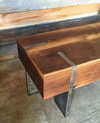 Free delivery and returns on ebay plus items for plus members. Long Rectangle Modern Reclaimed Wood Coffee Table Solid Steel Legs What We Make