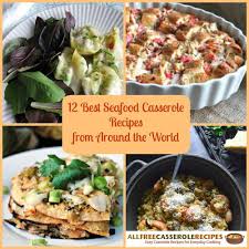 This one incorporates eggplant, artichoke hearts, oregano, olives and feta cheese for a greek flair. 12 Best Seafood Casserole Recipes From Around The World Allfreecasserolerecipes Com