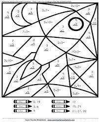 math mystery picture worksheets