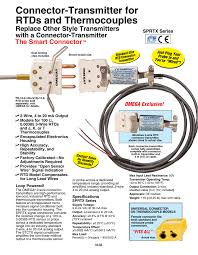 Connector Transmitter For Rtds And Thermocouples