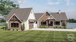 By admin january 12, 2019 leave a comment. 1 Story Modern Farmhouse Style Lake House Plan Flanagan Lake