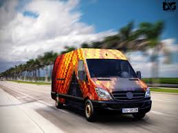 Free Mock Up Van Wrap Design Van Wrap Mockup Free Psd Van