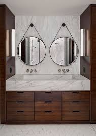 Bathroom Take A 4 Story Romanesque Revival Multi Residence Brownstone In Park Slope Built In 1899 Com Modern Bathroom Bathroom Design Round Mirror Bathroom