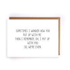 Maybe you would like to learn more about one of these? Funny Anniversary Gifts For Boyfriend Sarcastic Anniversary Cards Paper Anniversary For Hus Anniversary Funny Funny Anniversary Gifts Funny Anniversary Cards