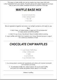 Add the eggs and stir,. Waffle Base Waffle Mix Chocolate Chip Waffles Bella Rotating Waffle Maker Mix Maya And Anya Waffle Mix Chocolate Chip Waffles Classic Breakfast