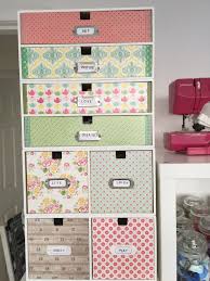 Plain Wooden Ikea Drawers Painted And Covered With Decorative Paper Ikea Drawers Paper Decorations Decor
