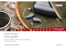 Also, if your hearing aids are compatible with the resound smart 3d app, your hearing specialist can adjust them remotely using the app's resound assist basic troubleshooting. Resound Linx Quattro User Manual Pdf Download Manualslib