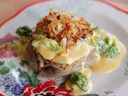 Broccoli Cheese Baked Potatoes Recipe Food Network Recipes Broccoli Cheese Bake Recipes