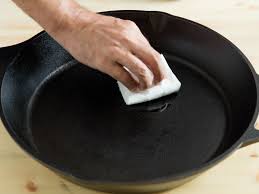 How To Season A Cast Iron Pan It S Easier Than You Think Seasoned Cast Iron Pan Seasoning Cast Iron Cast Iron Cleaning