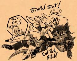 Helluva Boss - Cat fights by SoulCentinel < Submission | Inkbunny, the  Furry Art Community